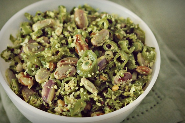 Avarakkai Thoran close-up