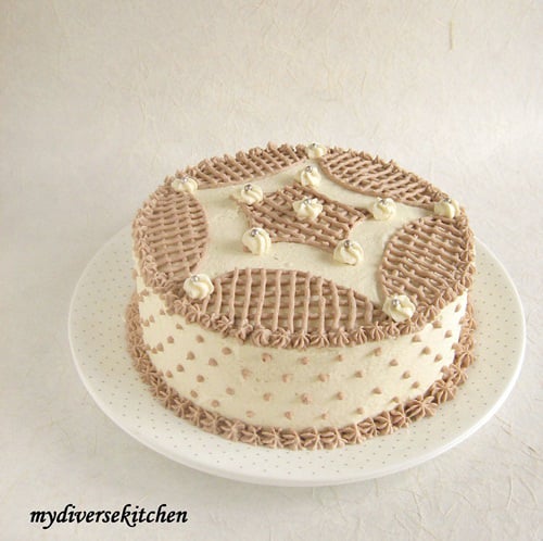 Easiest Vanilla Birthday Cake with Vanilla Buttercream  Veena Azmanov