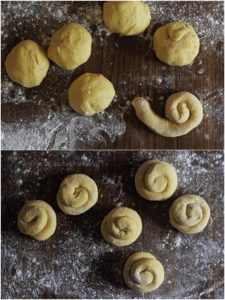 Pumpkin Cornmeal Bread Roll Dough tile