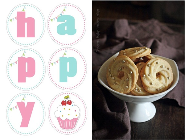 Dutch Butter Cookies birthday banner