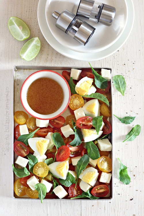 Egg Tomato & Paneer Salad