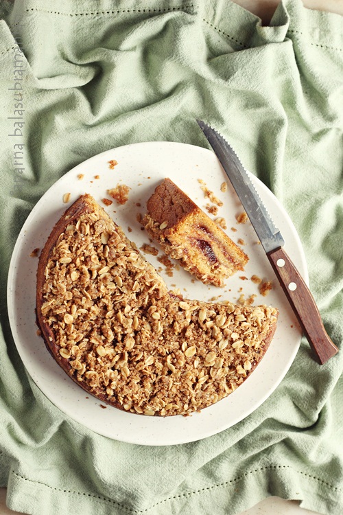 Yeasted Plum Coffee Cake 