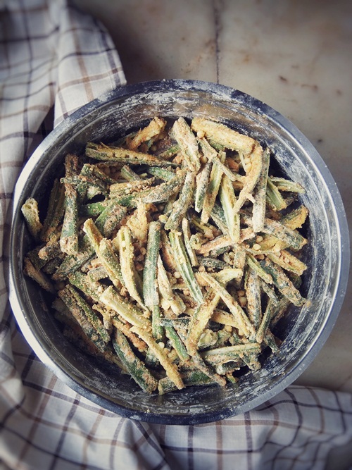  Kurkuri Bhindi Crispy Okra